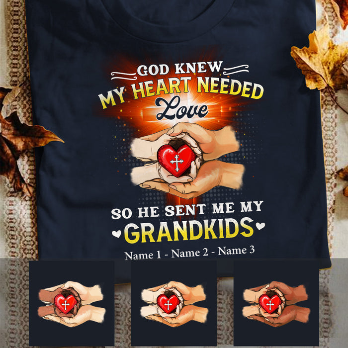 Personalized Grandma Grandpa Need An Angel T Shirt MR251 95O53 1