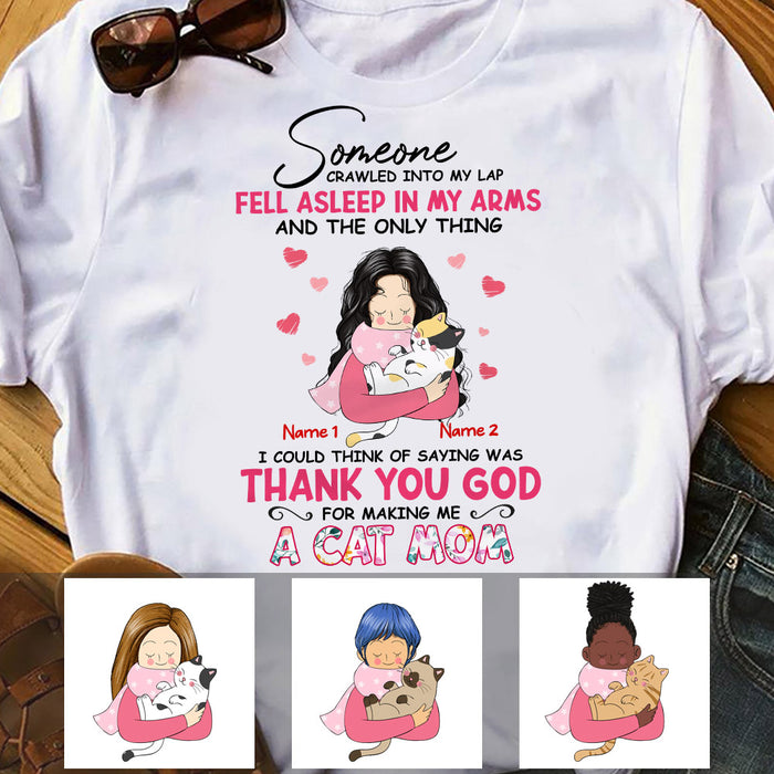 Personalized Cat Mom T Shirt MR173 30O53 1