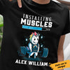 Personalized Gym Unicorn T Shirt JL12 95O60 thumb 1
