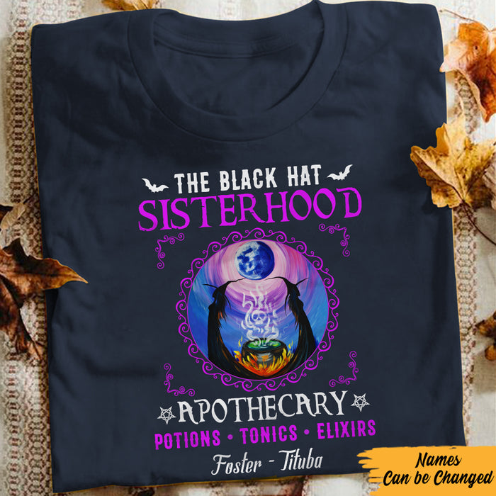 Personalized Witch Friends Sisterhood Apothecary T Shirt AG241 95O57 1