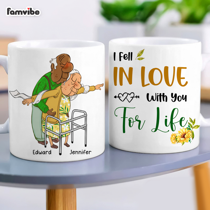 Personalized Couple Gift I Fell In Love With You For Life Mug 31179 1
