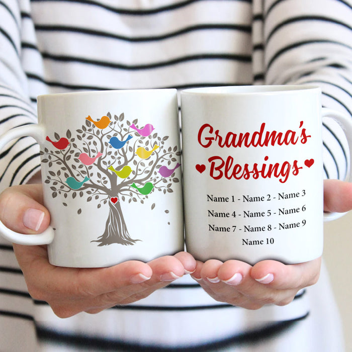 Personalized Grandma Blessing Tree Mug MR112 73O53 1