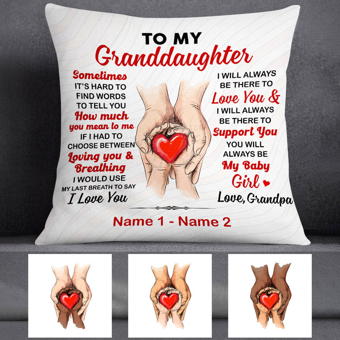 Personalized Letter To My Kids Dad Grandpa Pillow MR93 73O53 (Insert Included) 1