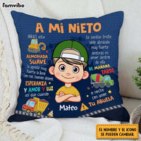 Personalized Gift For Grandson Construction Spanish Pillow 31018 thumb 1