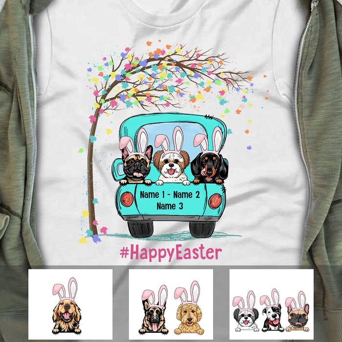 Personalized Dog Mom Easter Peeps T Shirt FB245 81O57 1