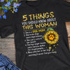 5 Things About Dog Mom T Shirt  DB2312 81O57 1