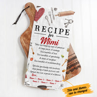 Personalized Recipe For Grandma Towel DB121 26O34 thumb 1