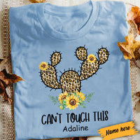 Personalized Sunflower Leopard Cactus Plant Shirt AG277 81O34 thumb 1