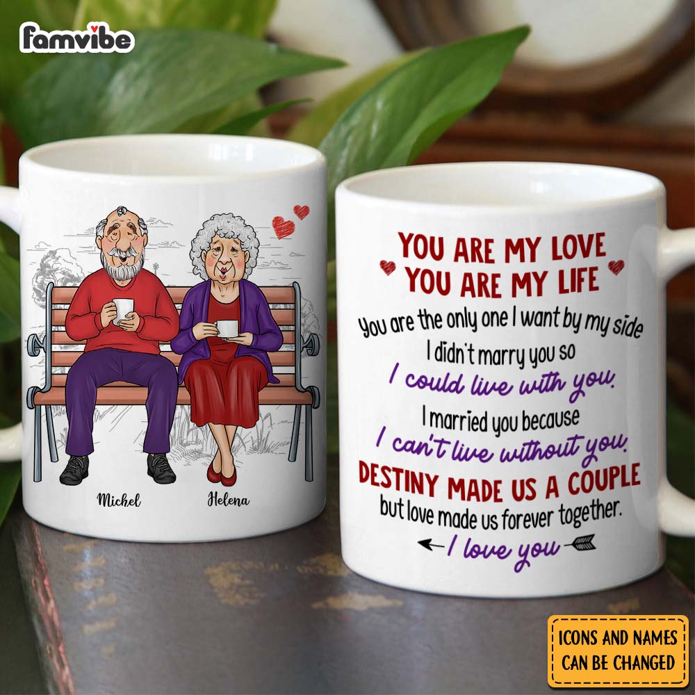Personalized Couple Gift You Are My Love You Are My Life Mug 31270 Primary Mockup