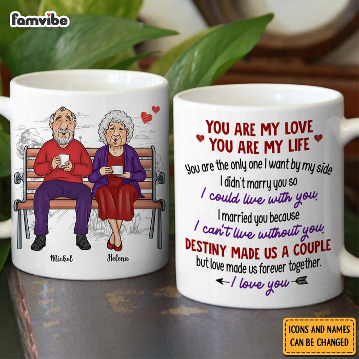 Personalized Couple Gift You Are My Love You Are My Life Mug 31270 1