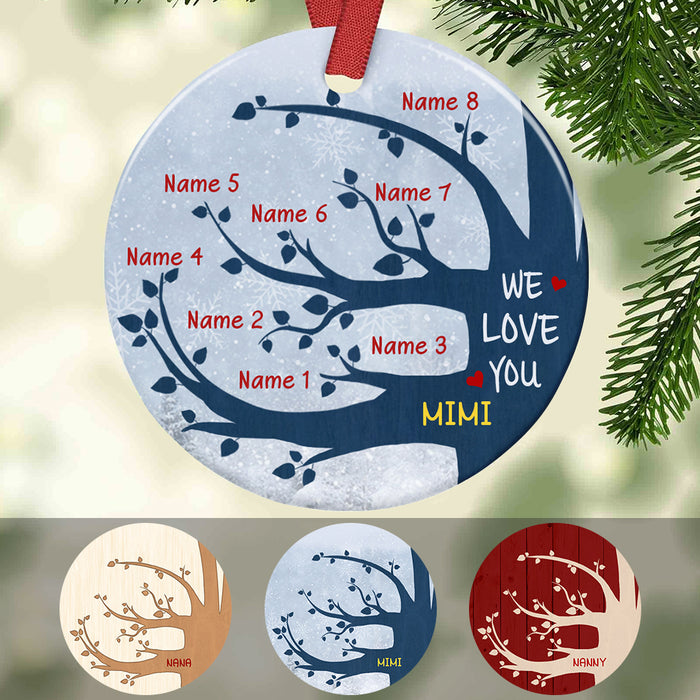 Personalized Grandma Family Tree  Ornament OB62 95O57 1