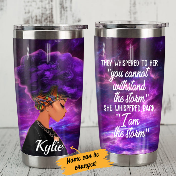 Personalized Storm BWA Steel Tumbler JL82 81O34 1