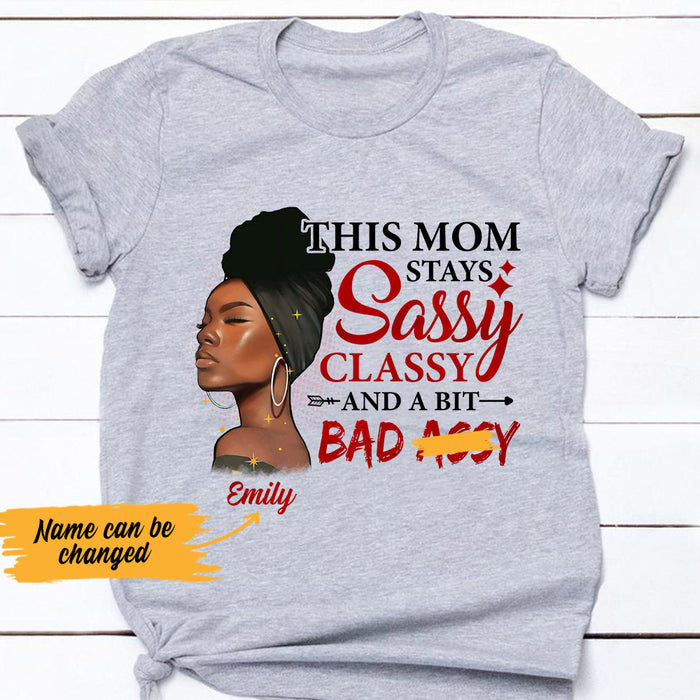 Personalized Stay Classy BWA Mom T Shirt AG101 29O53 1