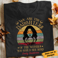 Personalized Halloween We Are The Daughters Of The Witch T Shirt AG262 87O34 thumb 1