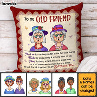Personalized Friend Gift Thank You For The Laughter Pillow 31350 thumb 1