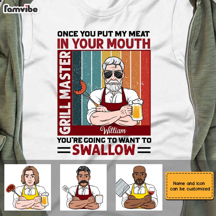 Personalized Dad Grandpa BBQ T Shirt MY191 31O28 1