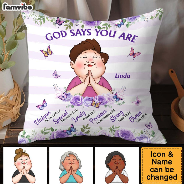 Personalized Gifts For Grandma God Says You Are Pillow 31481 1