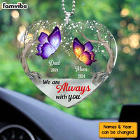 Personalized Memorial Gift I Am Always With You Transparent Acrylic Car Ornament 31670 thumb 1