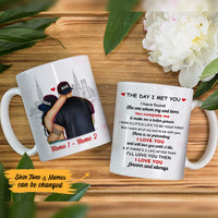 Personalized Couple The Day I Met You Mug FB23 26O53 thumb 1