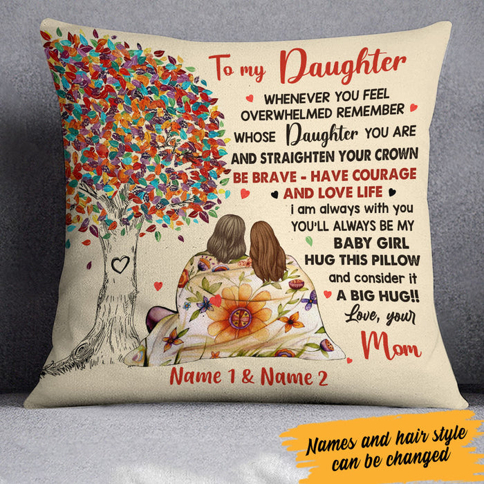 Personalized Mom Daughter Pillow MR92 30O60 1
