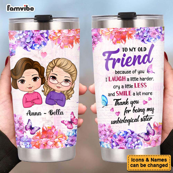 Personalized Gift For Friends To My Old Friend Steel Tumbler 32294 1