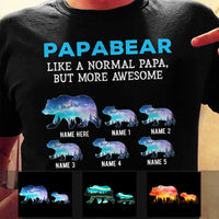 Personalized Papa Granpa Bear T Shirt AP201 73O57 thumb 1