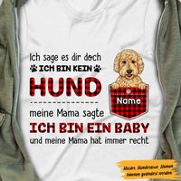 Personalized Hunde Mama German Dog My Mom Said I'm A Baby T Shirt AP72 67O47 thumb 1