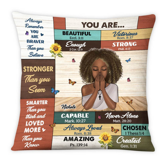 Personalized Inspirational Gift For Daughter You Are Pillow 30776 1