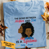Personalized Son Forever Love BWA Mom T Shirt AG102 29O53 thumb 1
