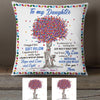 Personalized Grandma Granddaughter Mom Daughter Tree Pillow MR298 30O34 (Insert Included) 1