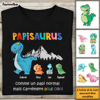 Personalized Gift For Grandpa French Papisaurus Shirt - Hoodie - Sweatshirt 30120 thumb 1