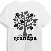 Personalized Dad Grandpa Tree T Shirt AP261 30O53 thumb 1