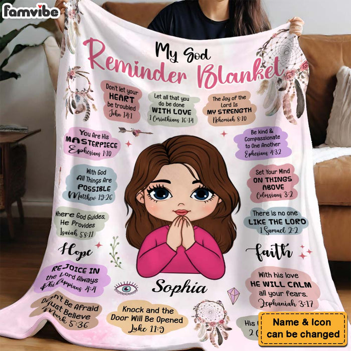 Personalized Gift For Daughter God Reminders Blanket 31346 1
