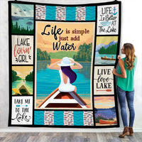 Lake Life Fleece Blanket JN251 67O53 thumb 1