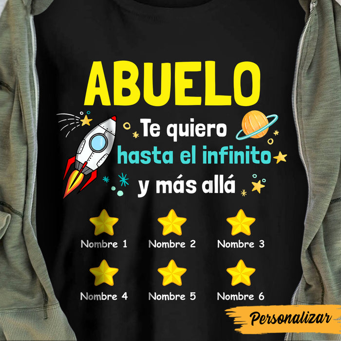 Personalized Abuelo Te quiero Spanish Grandpa I Love You T Shirt AP166 67O47 1