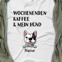 Personalized German Dog Wochenenden Hunde T Shirt AP155 29O57 thumb 1