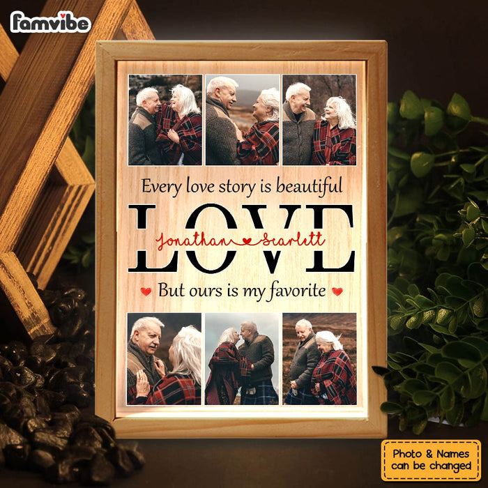 Personalized Couple Gift  Love Picture Frame Light Box 31369 1
