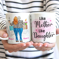 Personalized Mom Grandma Like Mother Like Daughter Mug AP21 30O58 thumb 1