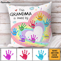 Personalized Gift For Grandma Is Loved By Pillow 30489 thumb 1