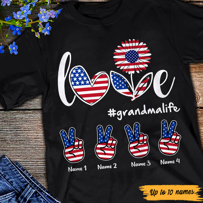 Personalized Mom Grandma Love T Shirt JN83 30O47 1