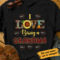Personalized Love Being Mom Grandma T Shirt AP138 67O60 thumb 1