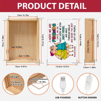 Personalized Old Friend Smile A Lot More Upload Photo Picture Frame Light Box 31553 thumb 1