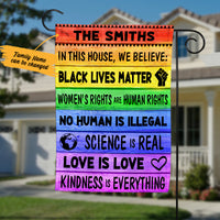 Personalized In This House Human Rights Flag AG211 87O36 thumb 1