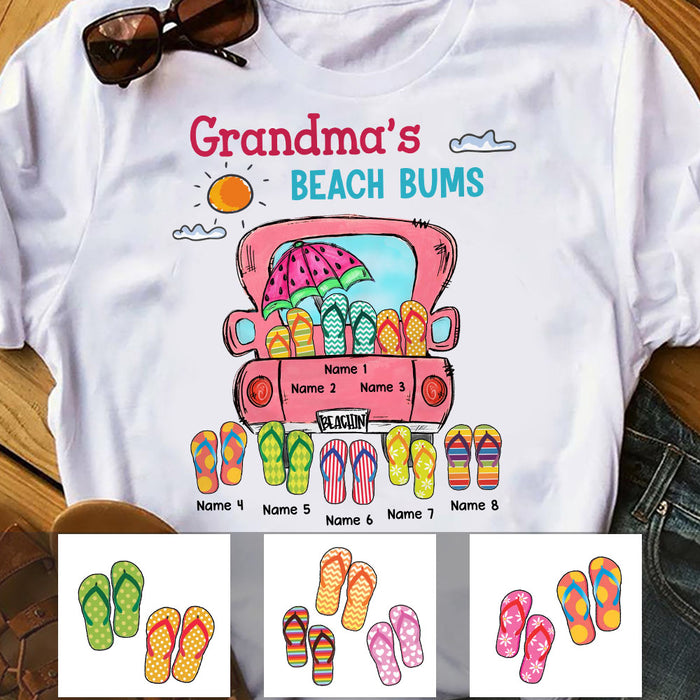 Personalized Mom Grandma Beach T Shirt MY131 30O58 1