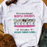 Nurse Friends Gang White T Shirt JN221 65O47 thumb 1