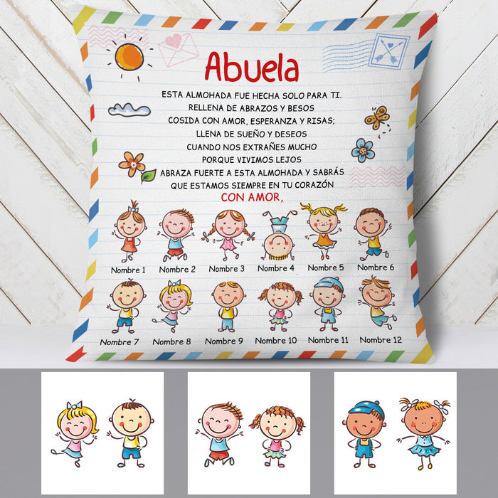 Personalized Grandma Spanish Abuela Pillow AP271 67O53 1