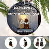 Personalized Missed Beyond Word Dog Memorial  Ornament OB252 30O34 1