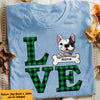 Personalized Love Dog T Shirt MR231 30O47 1