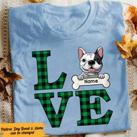 Personalized Love Dog T Shirt MR231 30O47 thumb 1
