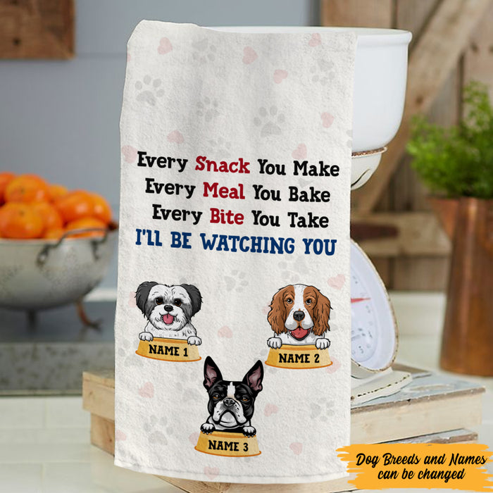 Personalized Dog Watching Towel DB102 95O47 1